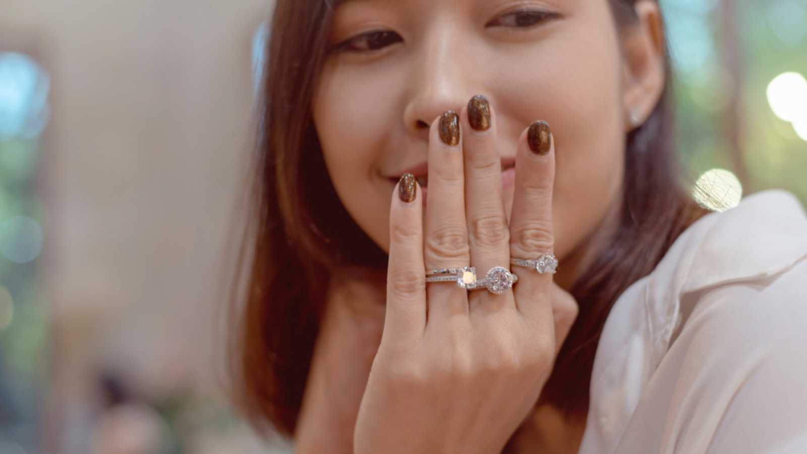 1 Woman Wearing Diamond Shutterstock