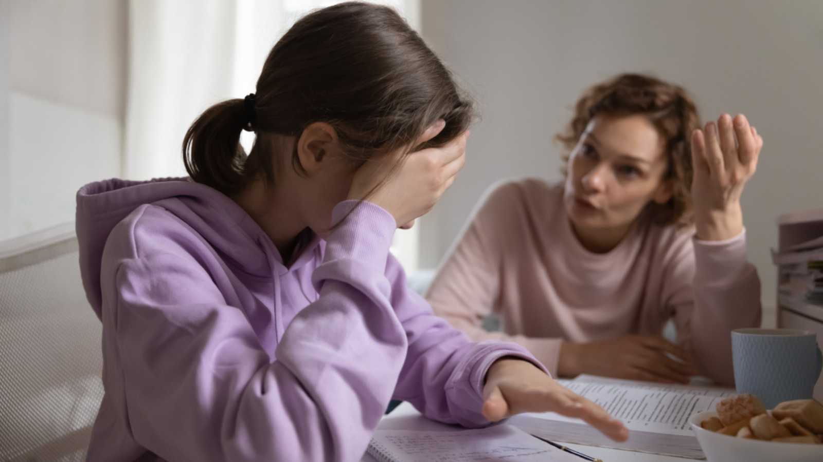 6 Unhappy Daughter Covering Face