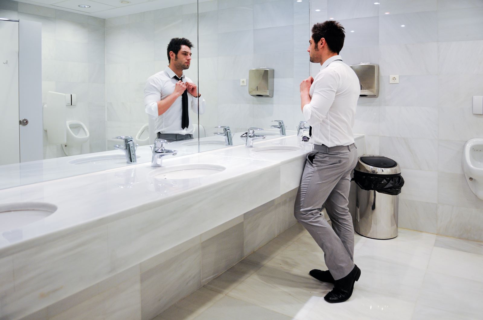 Man In A Bathroom