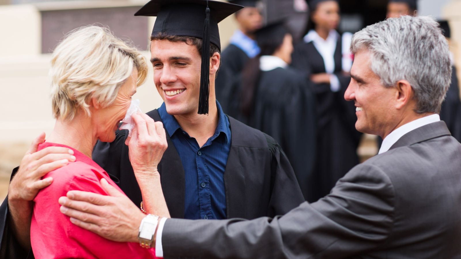 Man Graduating