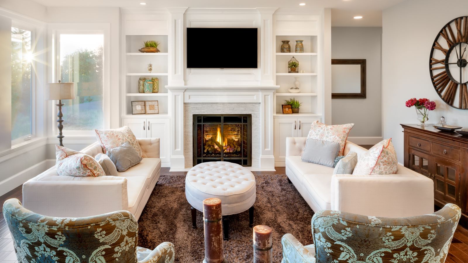 Tv Of Fireplace